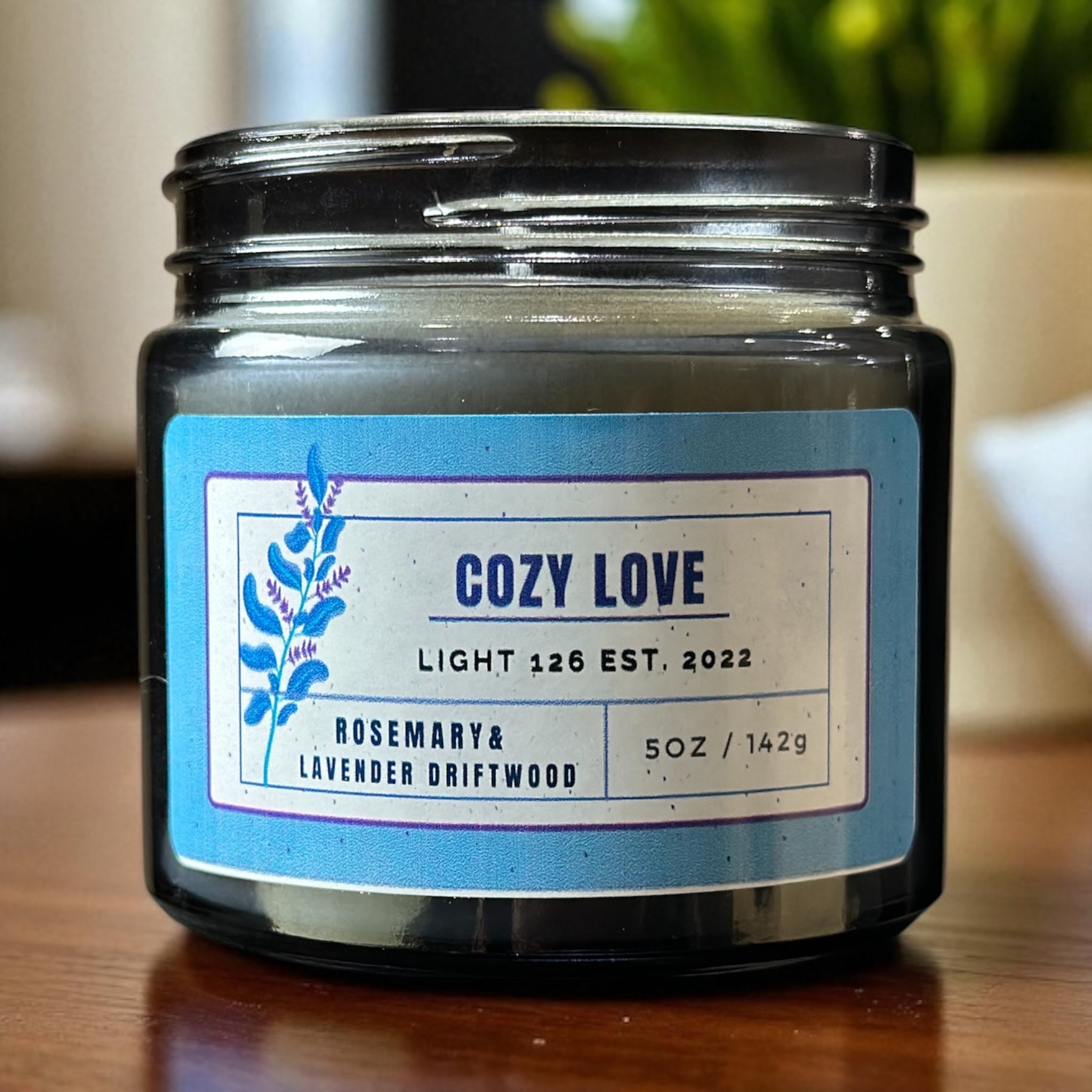 Light126 Candle Co. Rosemary and Lavender Candle